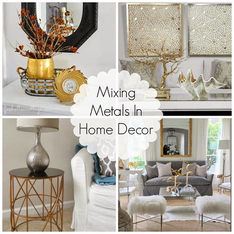 metals in house|mixing metals in living room.